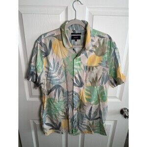 ROARK Shirt Men XL Gonzo De Palmas #RW594 Cotton Viscose Hawaiian Shirt